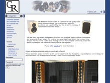 Tablet Screenshot of gr-research.com